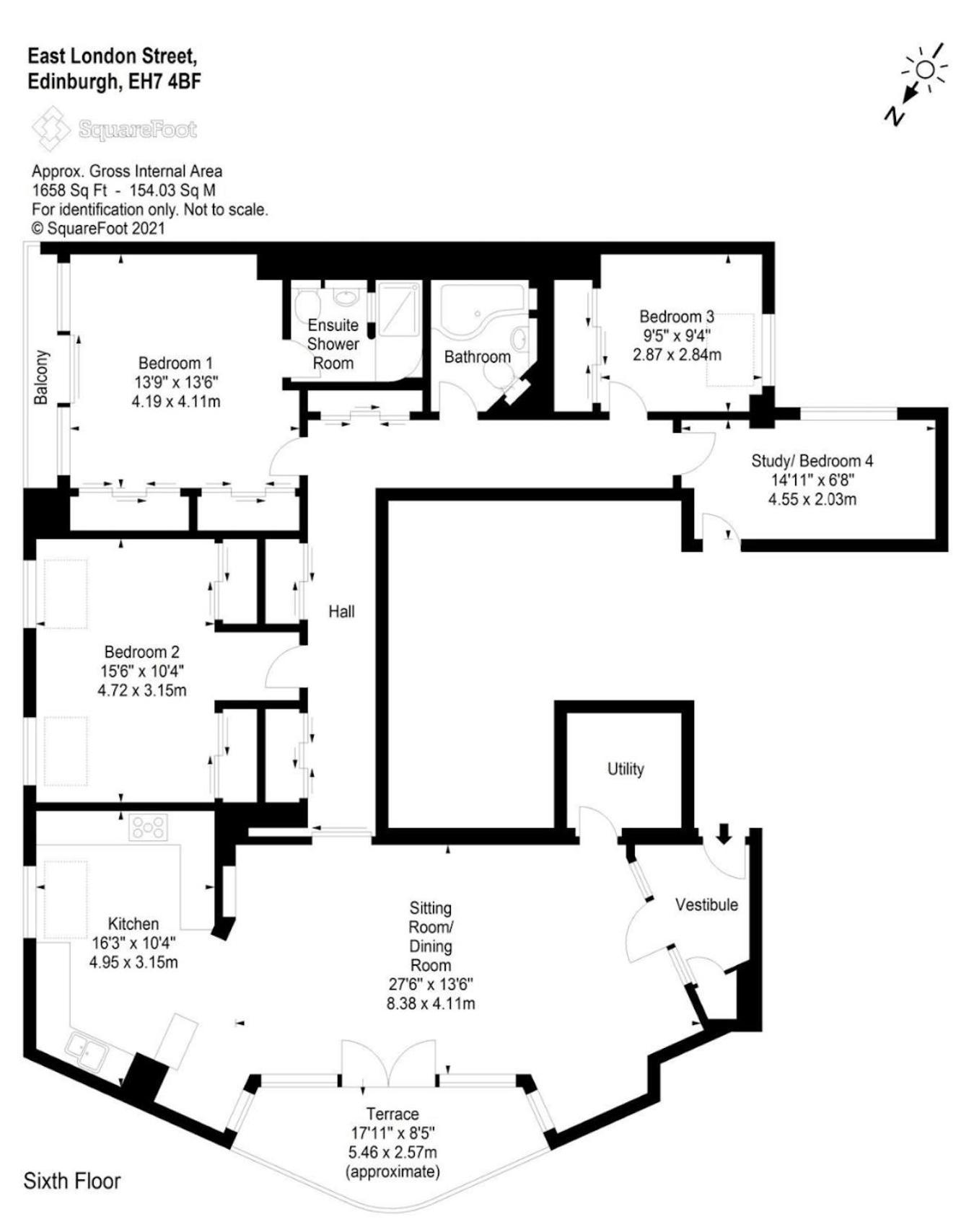 דירות Edinburgh Penthouse 101 מראה חיצוני תמונה